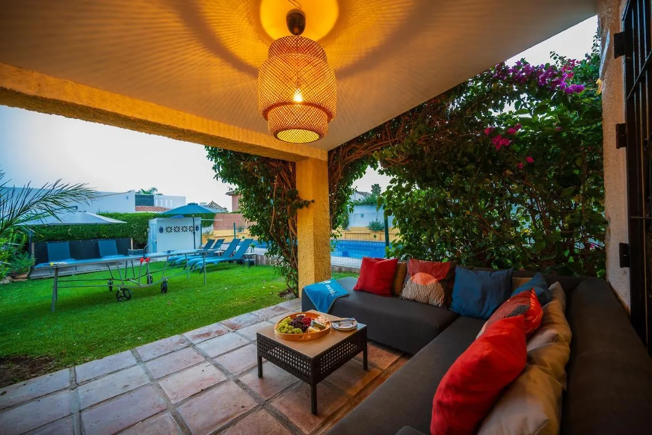 Villa Typical Beach House Las Chapas Playa With Heated Pool Marbellac