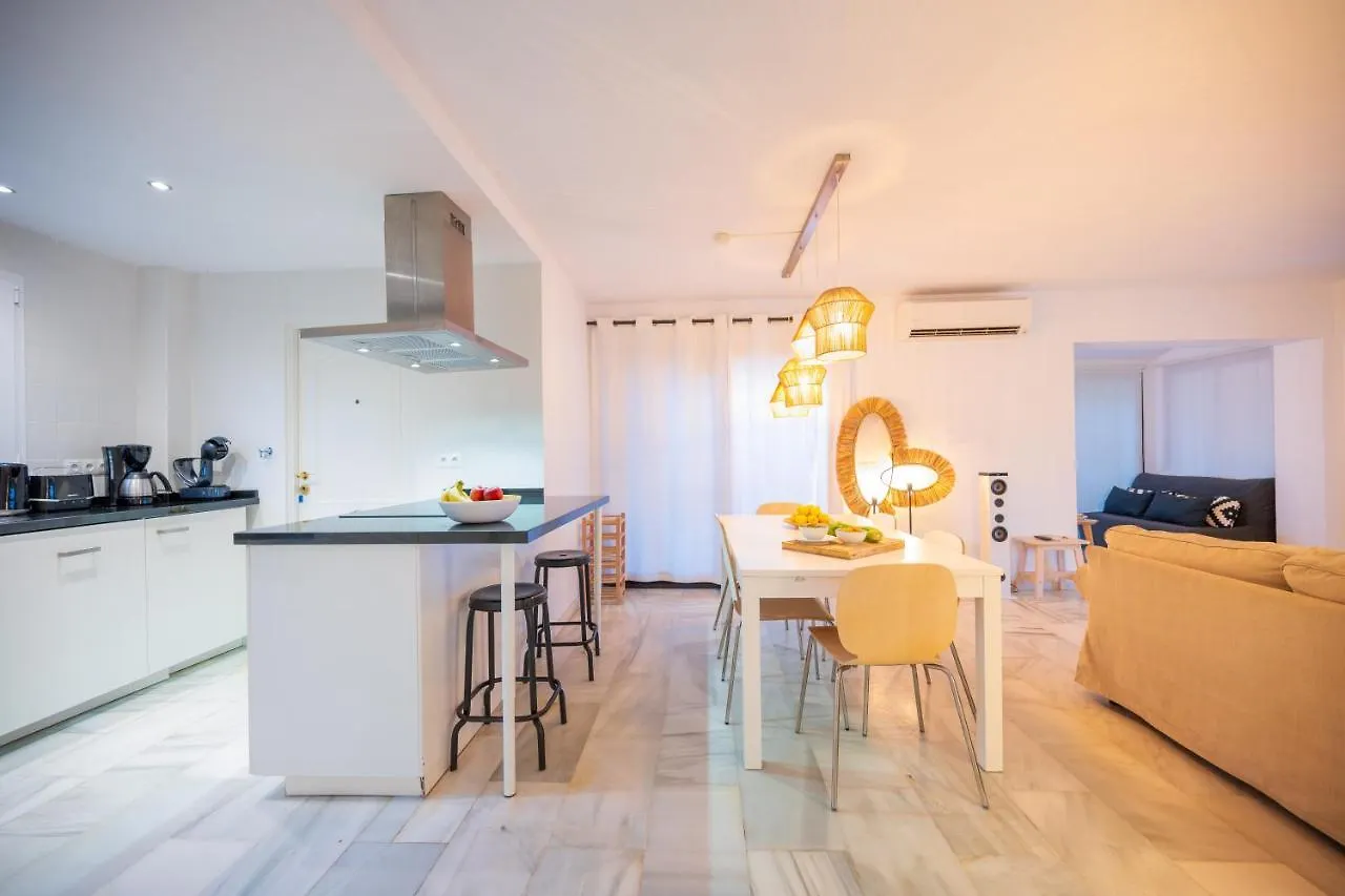 Villa Typical Beach House Las Chapas Playa With Heated Pool Marbella Spain