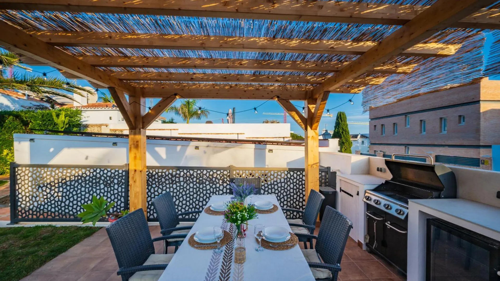 Typical Beach House Las Chapas Playa With Heated Pool Marbellac Villa